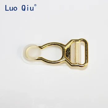 Luo Qiu suspensor clipuri de Metal de Aur+Transparent PP 1.2 cm Jartiera clip Îmbrăcăminte clip accesorii de Îmbrăcăminte Cusut Consumabile 30 buc/lot 13684