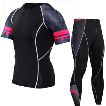 ICESNAKE Termică pentru Bărbați Seturi de Lenjerie de corp Motociclete de Echitatie Strat de Bază de Iarnă Caldă Lung Johns Tricouri Pantaloni & Topuri Costume Jersey