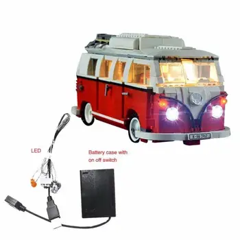MTELE DIY LED Kit Pentru Creator Serie T1 Camper Van Lumină Set decoratiuni Compatile pentru jucarii de cadouri de craciun