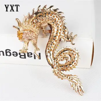 Noul Zodiac Chinezesc Dragon Lung Nouă Drăguț Farmec Cristal Pandantiv Geanta Sac Masina Cheie Inel Lanț Petrecere De Nunta, Cadou Creativ