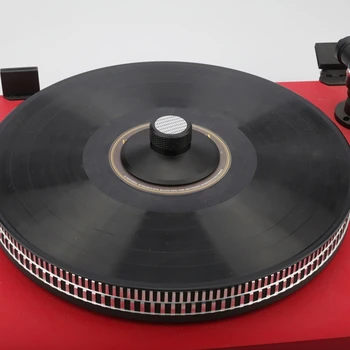 Reducerea Vibrațiilor Stabil din Aluminiu Greutate Record Clemă LP Vinil Platane de Metal Disc Stabilizator pentru Înregistrări Player