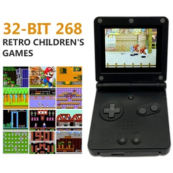 Retro Joc Consola 32-Bit 268 Jocuri Clasice Mini Handheld Mașină de Joc Pot Descărca Mai multe jocuri pentru GB / NE