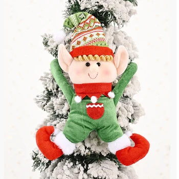 Elf De Crăciun Om De Zăpadă Cortina Catarama Papusa Decor Moș Crăciun Ornament Crăciun Decor Pentru Acasă De Crăciun Cadou De Anul Nou De Fereastră Decor