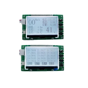 Inteligent inteligent de Baterie de Litiu de Protecție Bord LCD Ecran Display Singură Celulă tensiune Capacitate de Temperatura Informații Show