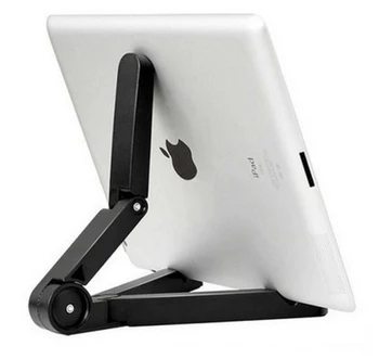 Alb-Negru Pliabil Reglabil Unghi Tablet Suport suport Suport de Montare pentru iPad Tablet PC Suport de Telefon Mobil mai Puțin de 10 Inch