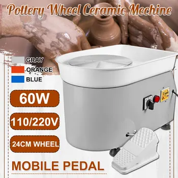 Ceramica Formarea Machine 110/220V 6000W Electric Roată de Olărit DIY Lut Instrument cu Tava Reglabila Pedala de Picior Pentru Lucrare de Ceramica