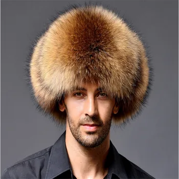 Ushanka 2020 Rusă Din Piele Bărbați Femei Blană Faux Schi Capac De Cald Iarna Unisex Termică Pălărie De Cazaci Trapper Pălării