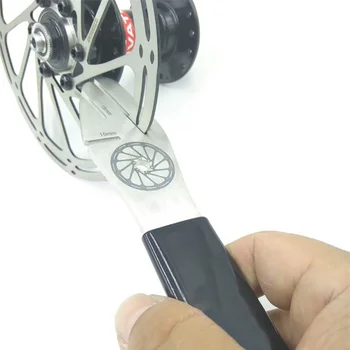 Munte Biciclete Disc Aplatizare Corecție Cheie din Otel Inoxidabil, Instrumentul de Biciclete MTB Biciclete Rotorului Frânei cu Discuri de Aliniere Truing Instrumente
