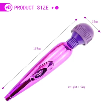 Luminoase AV Penis artificial Vibratoare Jucarii Sexuale pentru Femei USB Reîncărcabilă Baghetă Magică Clitoris Stimulator punctul G Masaj Viteză Reglabilă Sexo