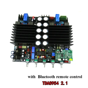 Audio ampTDA8954TH 2.1 bluetooth HIFi Digital Bord Amplificator Clasa D Predecesorul amp Audio 210W *2 LM1036+NE5532 C6-003