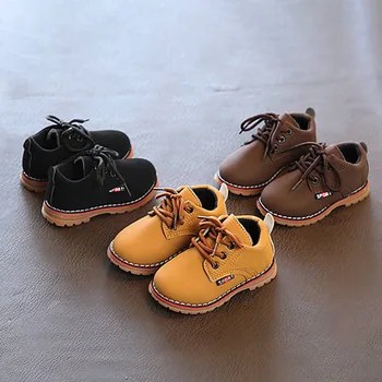VFOCHI Nou Băiat Martin Cizme pentru Copii Moale Băiat Non-Alunecare Pantofi în aer liber Moale pentru Copii Pantofi Casual Unisex Băiat Fete Cizme din Piele