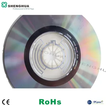 10buc/pack Străin Higgs3 UHF RFID Disc Eticheta Autocolant ISO 18000-6C UHF RFID PVC DVD CD Etichetă pe Autocolant Pentru Bibliotecă de Gestionare a fișierelor
