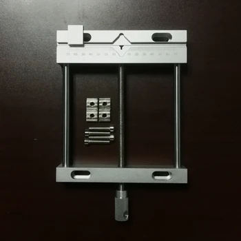 Paralel-maxilar Plat Vice-170*198mm din aliaj de Aluminiu clești cu șurub de precizie Mașină de Frezat de Banc de gaurit Menghina QGG de Prindere