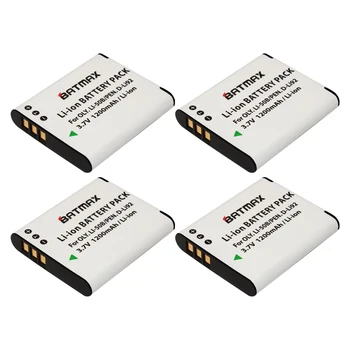 4-Pack Li-50B LI50B 50B Baterie si Dual USB Incarcator pentru OLYMPUS SP 810 800UZ u6010 u6020 u9010 SZ14 SZ16 D755 u1010 SZ30 SZ20 XZ-1