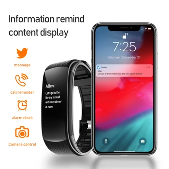 2020 Bărbați Ceas Inteligent de Temperatură Măsură Smartwatch Femei Bluetooth Inteligent Brățară Fitness Tracker Rata de Inima Android IOS Ceas