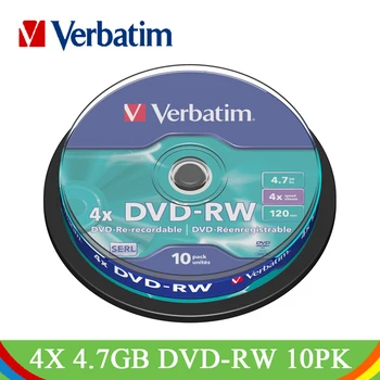 Verbatim DVD DVD-RW 4.7 GB 4x Bluray Brand Rewritable Media Disc DVD Gol Gol o Mulțime D Discuri 140162