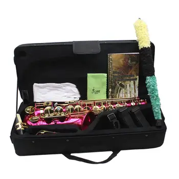 SLADE Saxofon Alto Set Eb Plat Rafinat Orchestral Instrument Alto Sax Crescut Trompeta Cu Căptușit Transporta Caz 140194