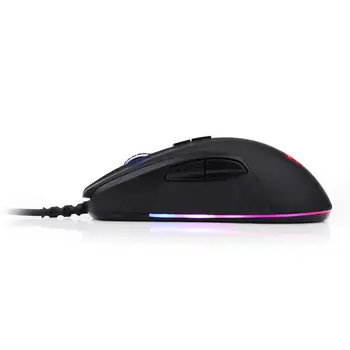 Redragon M718 Mouse de Gaming 10000DPI RGB lumina de Fundal Gamer Mouse-ul cu Fir , Negru