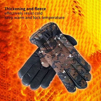 Zăpadă Schi Mănuși Anti-Alunecare Rezistent La Apa Termală Încălzită Mănuși În Aer Liber Hunt Drumeții, Pescuit, Schi Tactici Militare Iarna Cald Mănuși