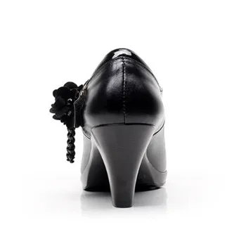 GKTINOO Noi din Piele Pantofi Femei Pantofi cu Toc 2020 Primavara Toamna Femei Pompe de Pantofi Confortabil Femei Pantofi cu Tocuri Înalte