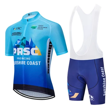 2020 SUNSHINE COAST ciclism Îmbrăcăminte tricoul Echipei Sport bike Pantaloni Ropa Ciclismo mens 20D vara PRO biciclete Maillot pantaloni Scurți