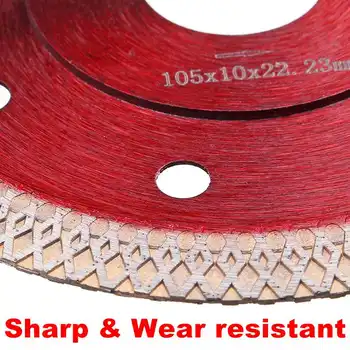 105/115/125mm Diamond Saws Lama Presate la Cald Sinterizate Plasă Turbo Disc de Tăiere Pentru Marmura Granit Placi Ceramice