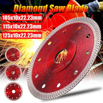 105/115/125mm Diamond Saws Lama Presate la Cald Sinterizate Plasă Turbo Disc de Tăiere Pentru Marmura Granit Placi Ceramice