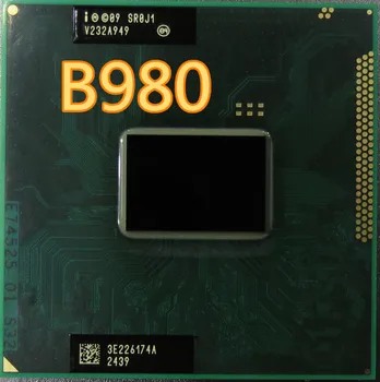 Transport gratuit original intel Pentium CPU SR0J1 B980 SROJ1 B980 2.4 G/2M HM65 HM67 original IC procesor laptop B 980 14101