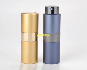 100buc/lot 15ml Roti Reîncărcabile Sticla de Parfum Mini Traveler Aluminiu Spray Atomizor sticle Goale