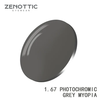 ZENOTTIC Anti Blue Light Fotocromatică Serie de 1.56 de 1.61 1.67 Lentile cu Prescriptie CR-39 Rășină Asferice Ochelari de Miopie Lentile UV400