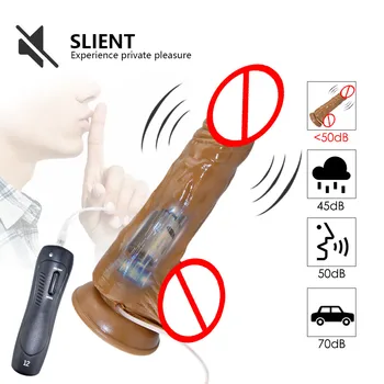 Vibrator Vibrator vibrator vibrator Artificial Penis Cu ventuza G-Spot Stimulator Clitoris Realistic Dildo Vibrator pentru Femei