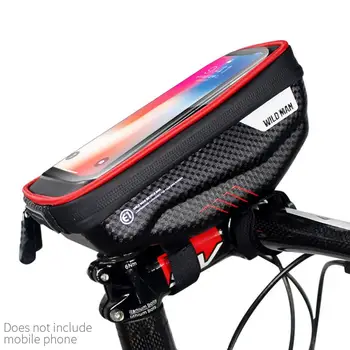 7 inch Telefon Mobil Caz Impermeabil Sac de Biciclete Cadru Sus Fata Tub Sac de Ciclism Touchscreen Față de Bicicletă Fascicul Geanta Accesorii pentru Biciclete