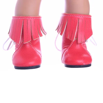 Papusa Pantofi Cizme Design Curea Pantofi de Bumbac Pentru 18 Inch American Doll Fata & 43 Cm Nou-Născut Articole pentru Copii,Generația Noastră,Fata de Cadou 14165