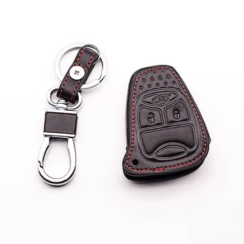 Piele naturala cheile caz acoperire cheile de la mașină portofel geanta pentru Jeep wrangler Jeep compass Jeep liberty 3 butoane starline a93