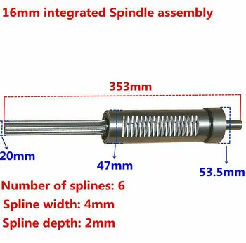 Industriale Grele Bench Drill Spindle De Asamblare Pentru Z516 Masina De Gaurit