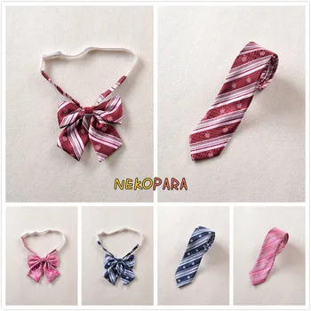 NOI Carouri Sakura Broderie Papion Școală Japoneză Fete JK Uniforme Drăguț Lolita Cravata 3 Culori Cosplay