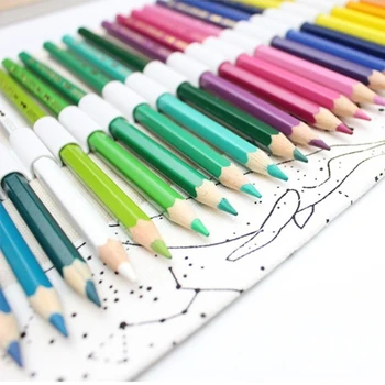 36/48/72 Gaura Imprimate Creion Caz De Papetărie Panza Pen Roll Up Bag Creioane Organizator De Stocare Pen Saci De Școală De Aprovizionare Papetarie