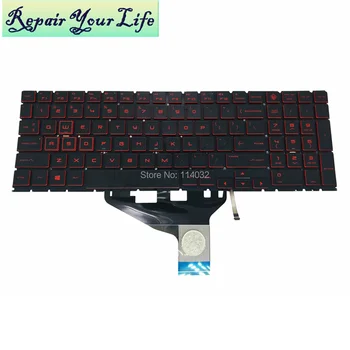 Inlocuire tastaturi tastatura iluminata pentru HP OMEN-15 DC DH DC0003la NE UI arabă spaniolă LA black red KB 2RJ26LA 9Z.NFBQ.101