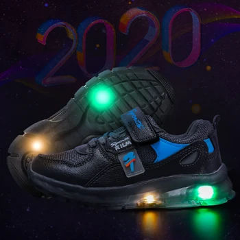 MMnun luminos adidași 2020 copii incaltaminte copii adidasi pentru fete adidasi pentru baieti Cu Lumina de Copii Condus dimensiunea Pantof 26-31 ML6309