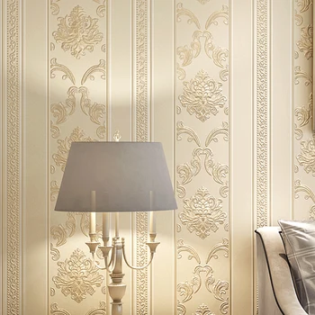 Lux, stil European Simplu tapet 3d deep relief non-țesute imagini de fundal Dormitor, cameră de zi cu TV de fundal de hârtie de perete