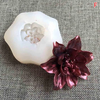 Silicon 3D Flori de Mucegai Trandafir Rasina Mucegai DIY UV Epoxidice Lumanare Decor Ambarcațiuni Instrument