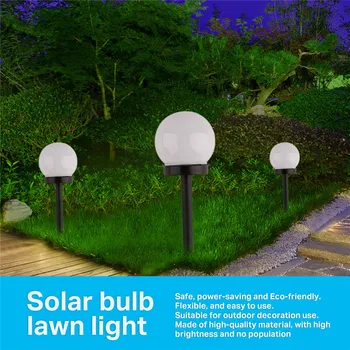 5 buc/lot LED-uri Alimentate Solar, Grădină Lumină Impermeabil Bec în aer liber Camping masina de Lumini Lumini de Noapte Solare Peisaj Lampă cu Led-uri Lumina