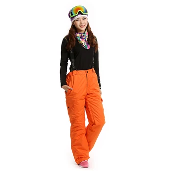 Pantaloni de schi pentru Femei Îngroșa în aer liber, Drumeții Montane Sport de Iarnă ține de cald snowboard impermeabil pantaloni sport femei pantaloni de zăpadă