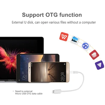 !ACCEZZ 5pcs/Set OTG Micro USB De Tip C Adaptor Convertor Pentru Samsung LG G6 Xiaomi Mi 9 Huawei P30 Încărcare Date OTG Conector