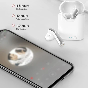 TWS fără Fir Bluetooth Casti 5.0 audio Hi-fi Adevărat set de Căști Stereo Wireless de Încărcare Cu Capul Cazul telefoane pentru Huawei iPhone