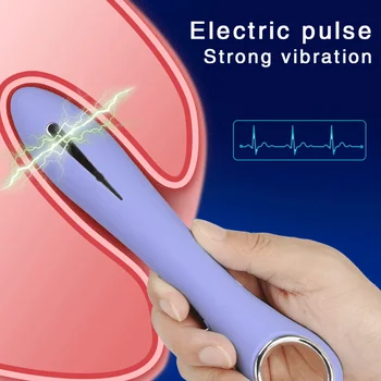 10 frecvența de impulsuri de vibrații șoc electric vibrator masturbării feminine dispozitiv de masaj Femei Vaginul, punctul G Vibratoare Sari Ouă