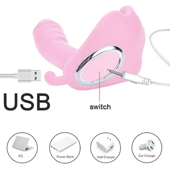 Bluetooth APP Vibrator Femei Chilotei Vibrator Fluture de Control de la Distanță Vibrator G-spot Stimulator Clitoris Jucarii Sexuale Pentru Femei