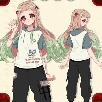 Brdwn Toaletă Legat Hanako-kun Unisex Yugi Amane Nene Yashiro Cosplay T-Shirt, Bluze Pantaloni de Costum