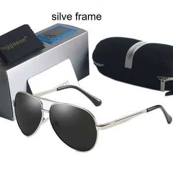 De lux ochelari de soare pentru barbati polarizati uv400 înaltă calitate 2020 pilot femei ochelari de sex masculin designer de Brand cadru metalic