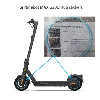 G30D Hub autocolant Pentru Ninebot MAX G30D Albastru Jante Decor Benzi de Cauciuc Linie de Pază Cauciuc Laminat Tapiterie